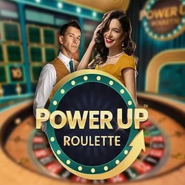 PowerUP Roulette slot visual from Pragmatic Play available on x3bets.gr