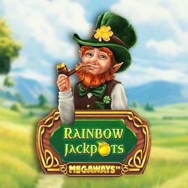 Rainbow Jackpots Megaways online game logo by Red Tiger Gaming on x3bets.gr