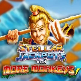 Stellar Jackpots with More Monkeys logo by Lightning Box Game at X3bet casino