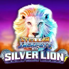 Stellar Jackpots with Silver Lion by Lightning Box Game, showcased at x3bets.gr – game logo